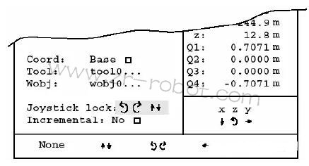 ABB機器人維修,手動操作機器人