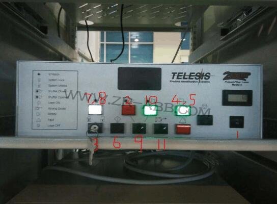 Telesis TMC420/TMC470打標機控制器開機操作步驟
