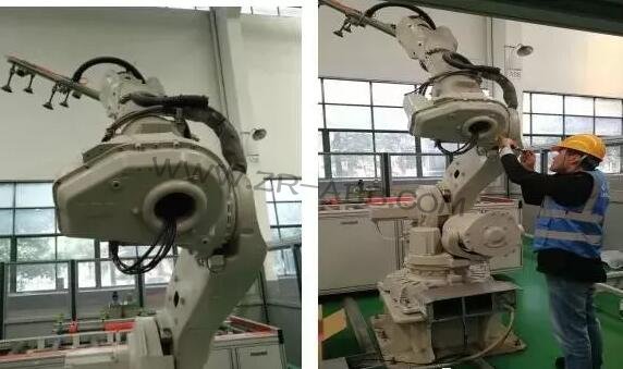 ABB機器人IRB6640四軸伺服電機更換服務