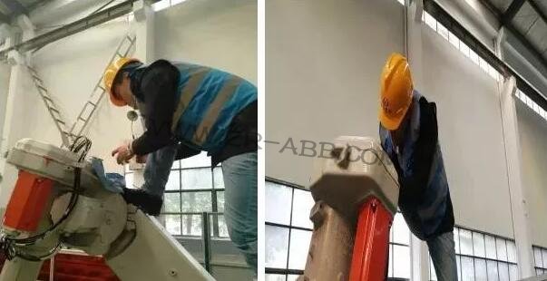 ABB機器人IRB6640四軸伺服電機更換服務
