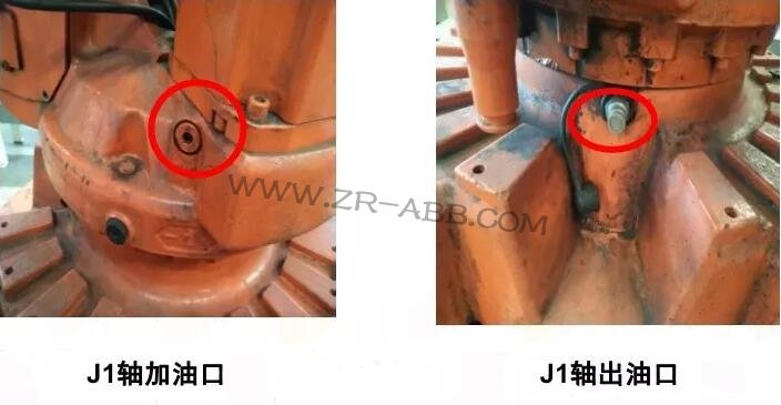 ABB機(jī)器人更換各軸潤滑油保養(yǎng)