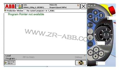 ABB機(jī)器人控制器面板與示教器界面布局