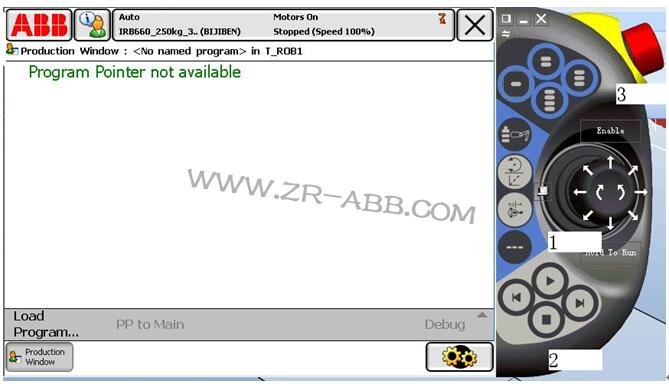ABB機器人示教器維修常用的按鈕功能