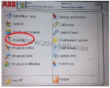 ABB機器人軸數據丟失的解決過程