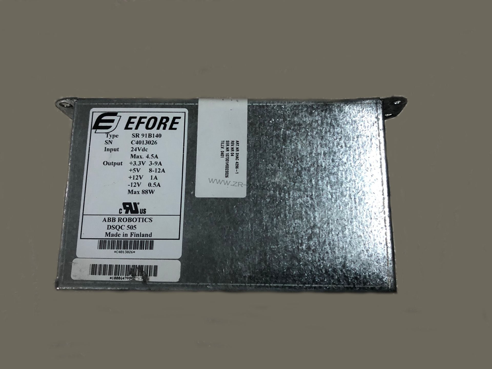 ABB機器人電源模塊DSQC505 3HAC4296-1無輸出維修