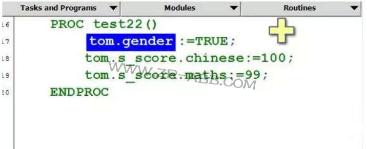 ABB工業機器人創建自定義數據類型